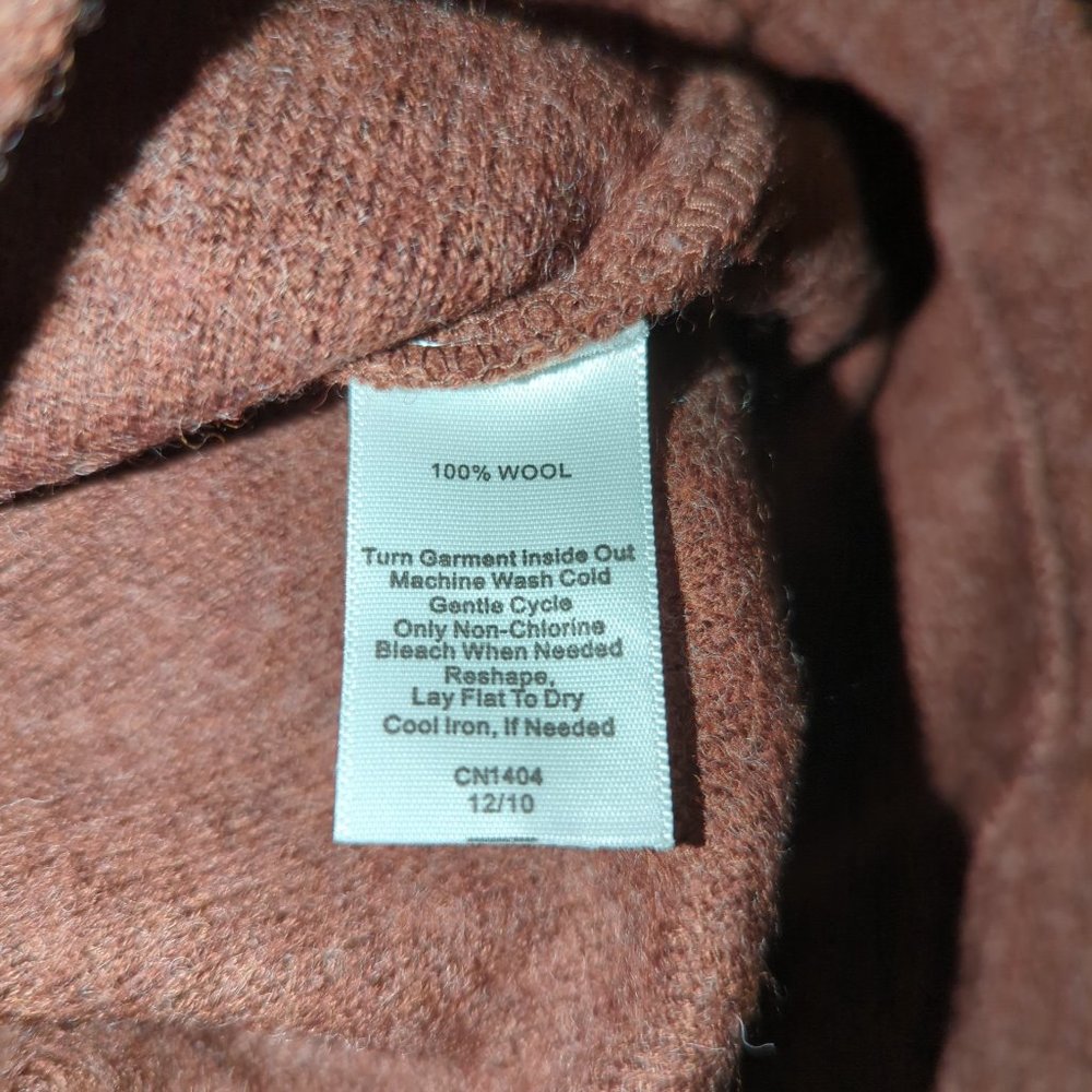 Talbots Brown Wool Coat (size 1X) NEW - Picture 4 of 4